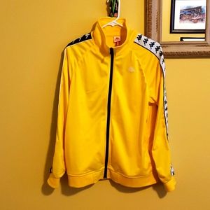 KAPPA TRACK JACKET Yellow, size Large slim fit
